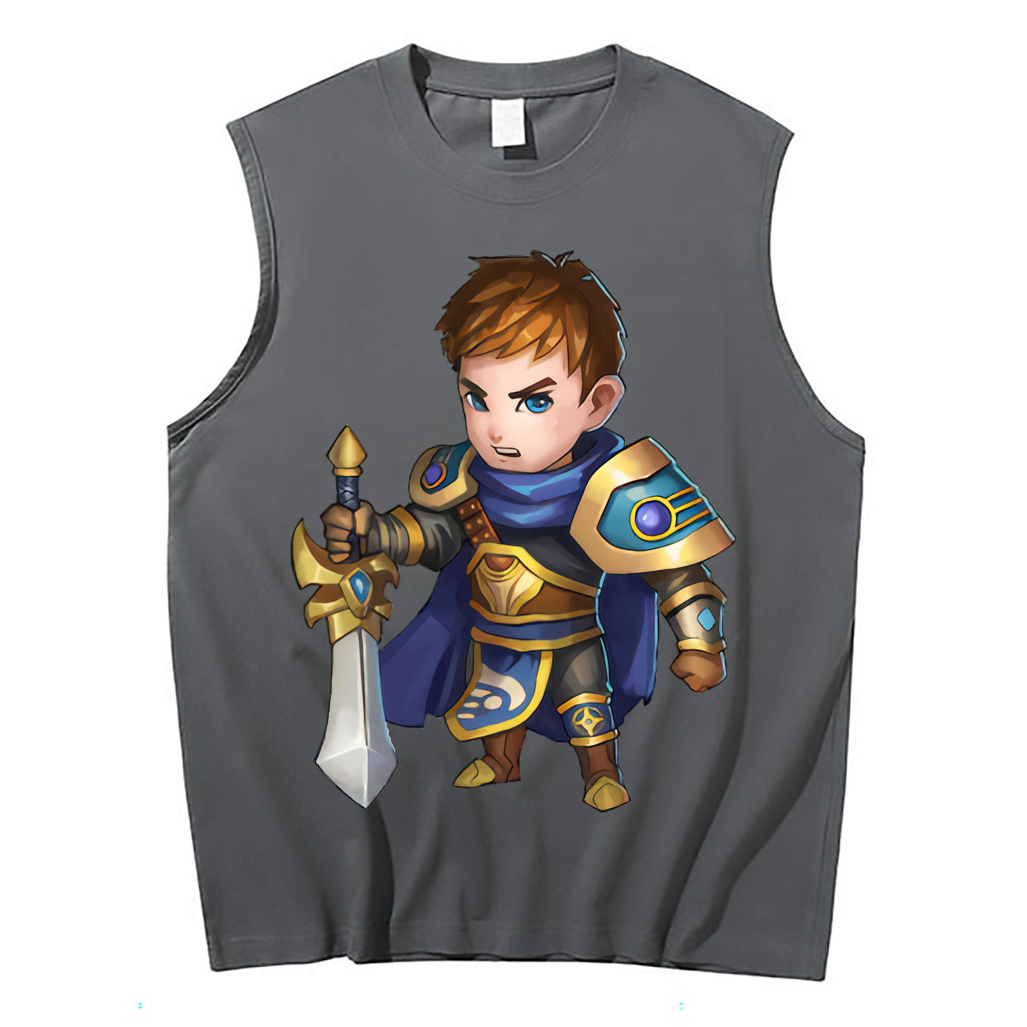 （画像用） リーグ・オブ・レジェンド League of Legends LOL コットン100％タンクトップ（フロントプリント）